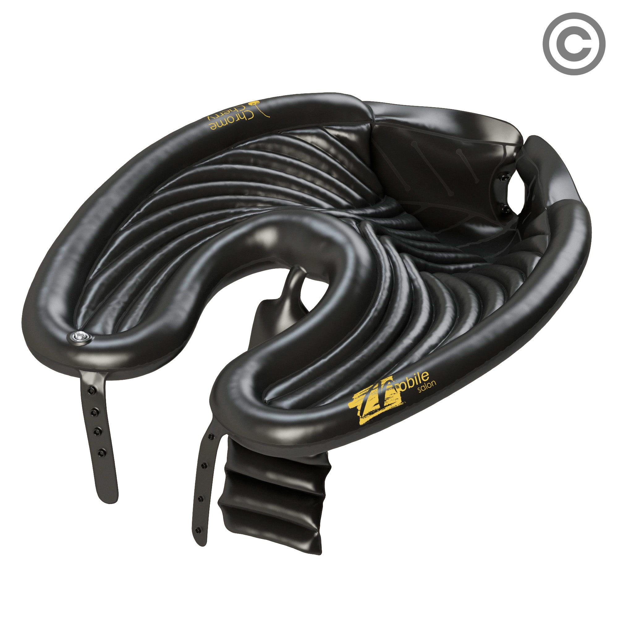 MobileSalon Inflatable Basin for Washing Hair in Bed and at Home