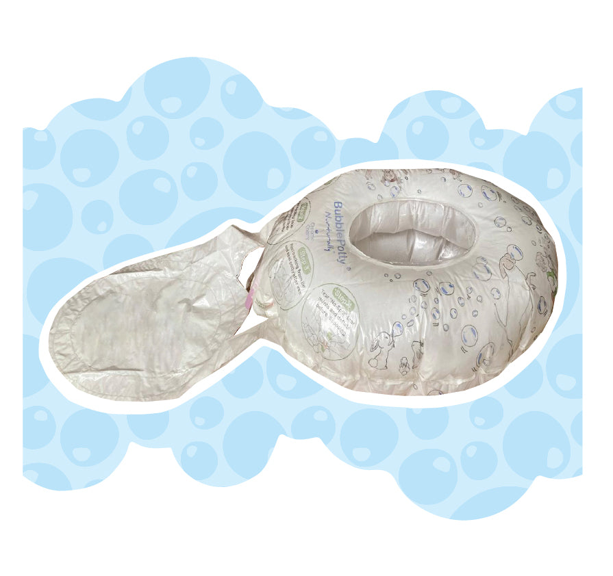Nurturally BubblePotty – The Inflatable Reusable Travel Potty for Toddlers