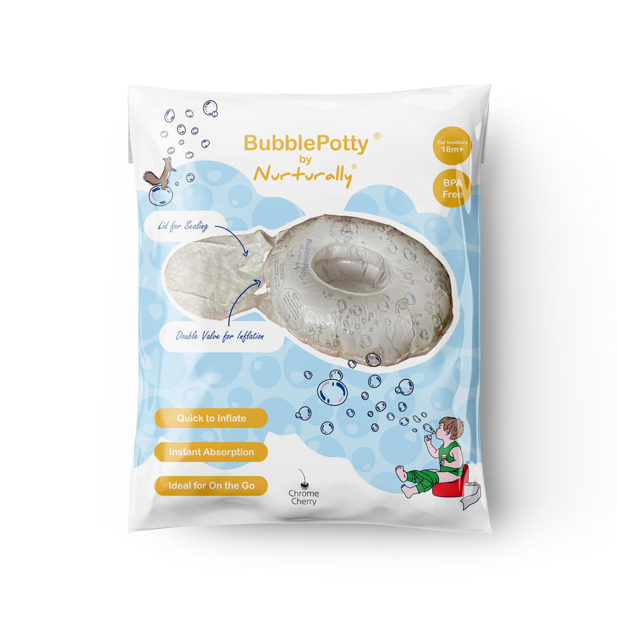 Nurturally BubblePotty – The Inflatable Reusable Travel Potty for Toddlers