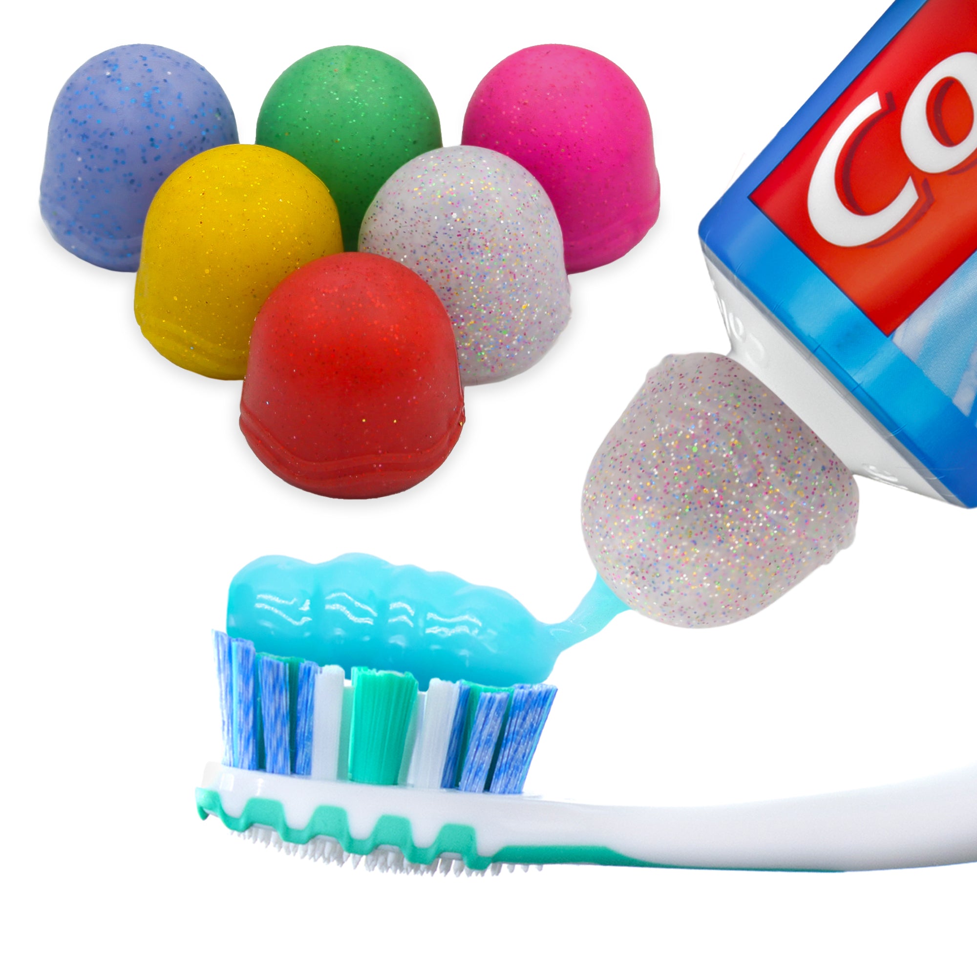 SqueezMe Self-Closing Toothpaste Caps for Bathroom Hygiene for Kids an ...