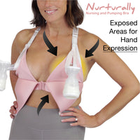 Buy Truly Hands Free Pumping Bra - Nurturally - Fits 36A to 46D