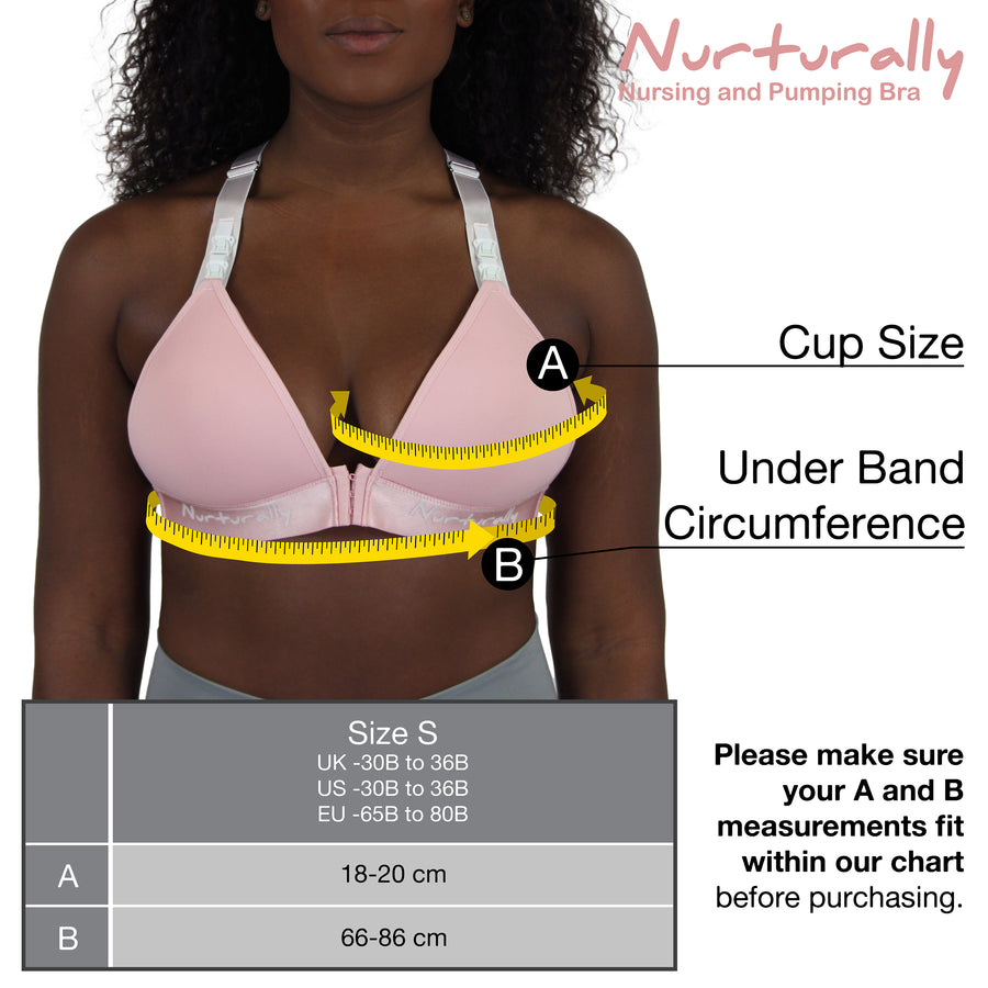 Chrome Cherry Truly Hands Free Pumping Bra - Nurturally - Fits 36A