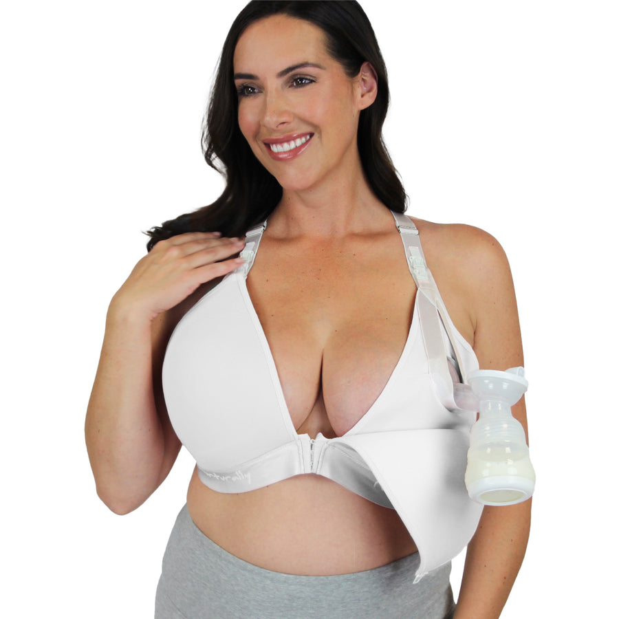 Nurturally Truly Hands Free All-Day-Wearing Nursing and Pumping Bra –  Chrome Cherry LLC