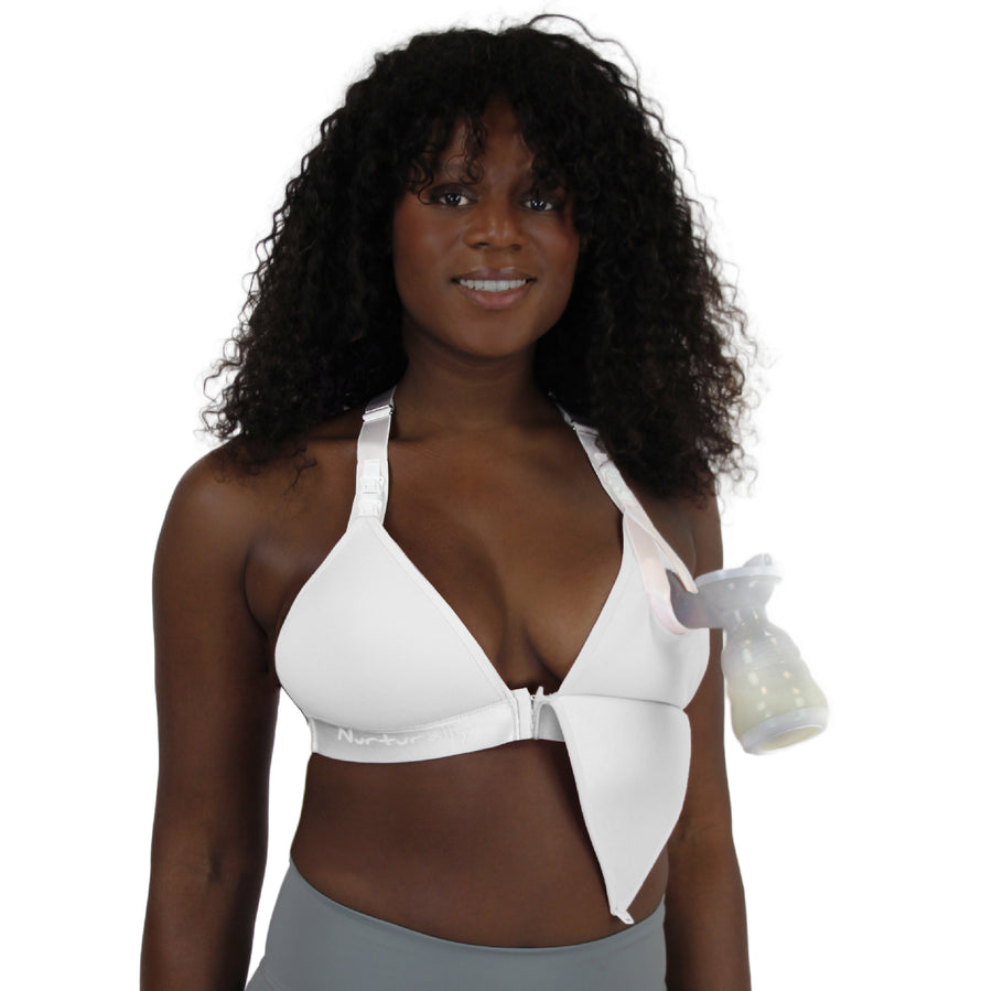 Nurturally Truly Hands Free All-Day-Wearing Nursing and Pumping Bra